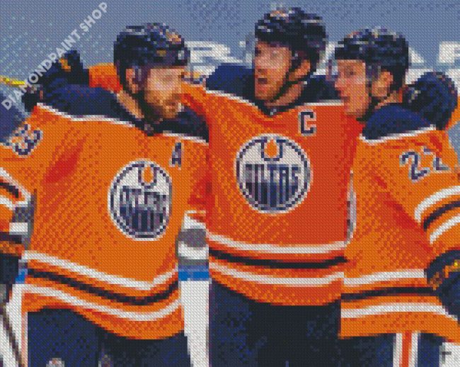 Oilers Players Diamond Paintings