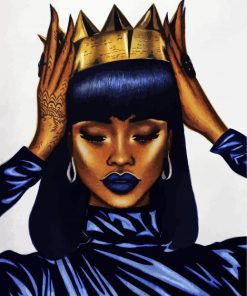 Black Queen Art Diamond Paintings