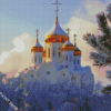 White Church Diamond Paintings