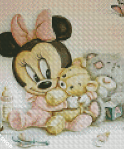 Baby Minnie Mouse Diamond Paintings