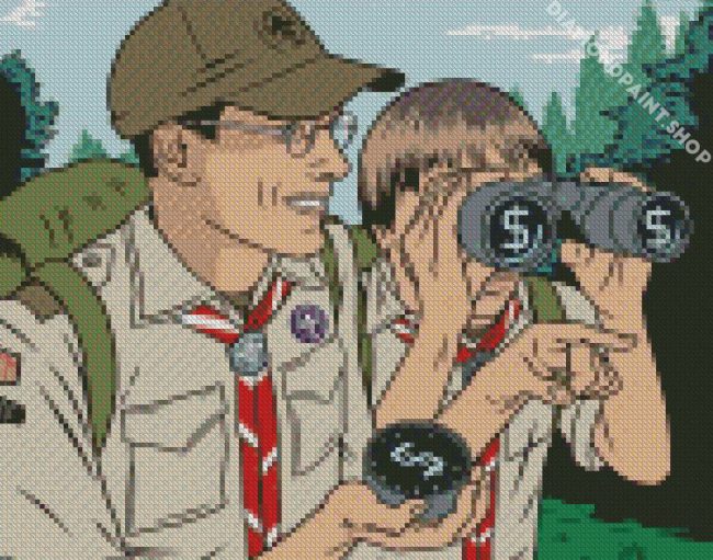 Young Boy Scouts Diamond Paintings