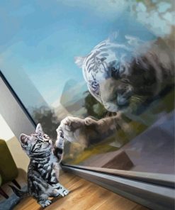 Cat And Tiger Diamond Paintings