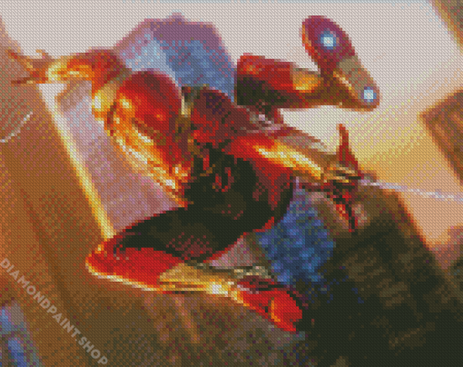 Aesthetic Iron Spider Man Diamond Paintings