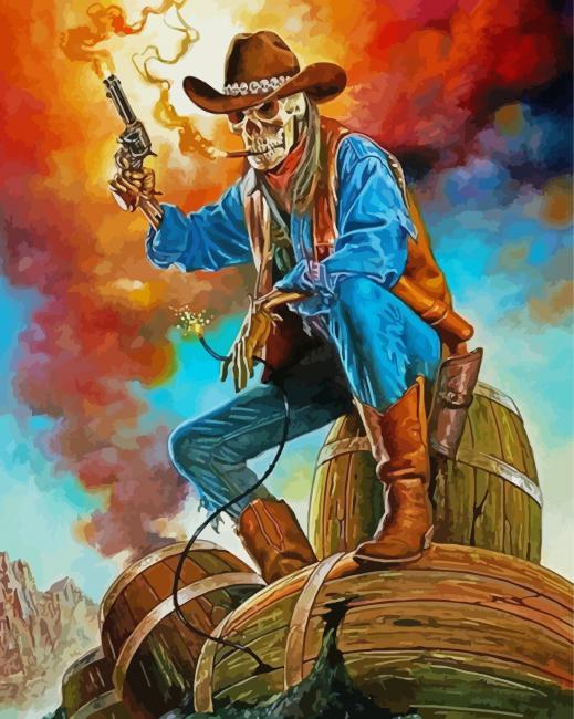 Cowboy Skull Diamond Paintings