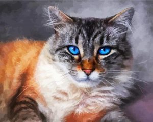 Cute Cat Pastel Diamond Paintings
