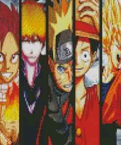 Naruto Manga Anime Diamond Paintings