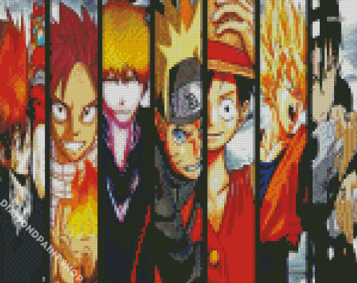 Naruto Manga Anime Diamond Paintings