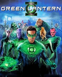 Green Lantern Poster Diamond Paintings
