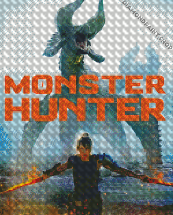Monster Hunter Poster Diamond Paintings