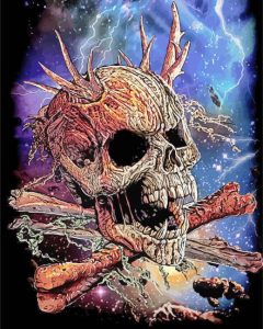 Skull And Crossbones Diamond Paintings