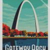 St Louis Missouri Poster Diamond Paintings