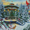Christmas Gazebo Art Diamond Paintings