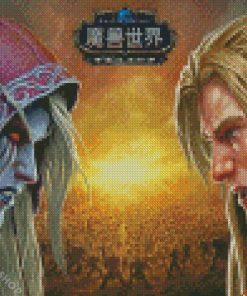 World Of Warcraft Battle Poster Diamond Paintings