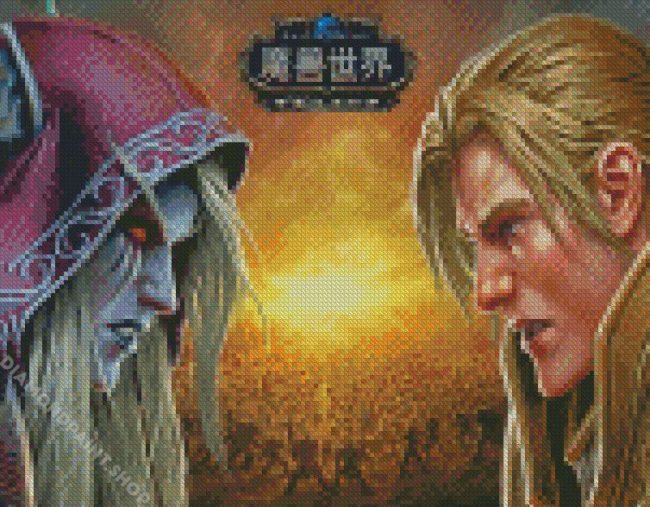 World Of Warcraft Battle Poster Diamond Paintings