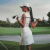 Lady Golf Diamond Paintings