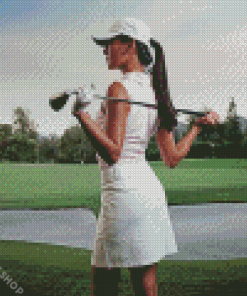 Lady Golf Diamond Paintings