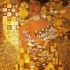 Lady In Gold Diamond Paintings