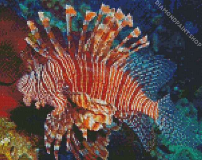 Aesthetc Lionfish Diamond Paintings