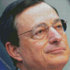 Close Up Mario Draghi Diamond Paintings