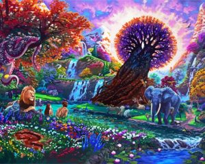 Garden Of Eden Diamond Paintings