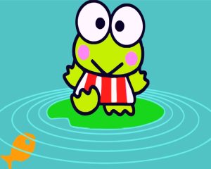 Green Frog Diamond Paintings