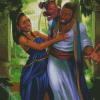 Happy Black Family Diamond Paintings