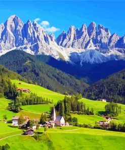 Dolomites Mountains Diamond Paintings