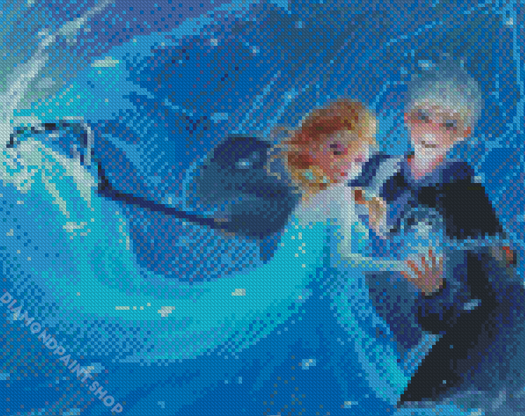 Jack And Elsa Disney - Diamond Paintings 