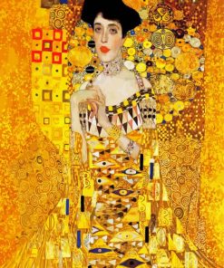 Lady In Gold Art Diamond Paintings