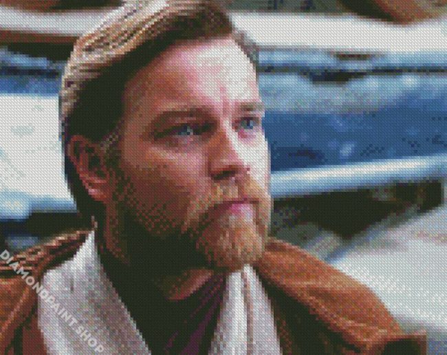 Obi Wan Kenobi Face Diamond Paintings