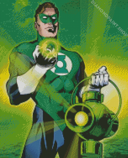 Green Lantern Diamond Paintings