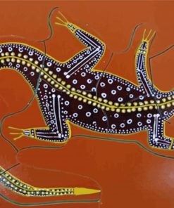 Aboriginal Goanna Art Diamond Paintings