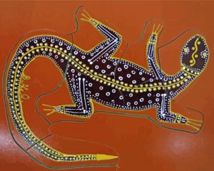 Aboriginal Goanna Art Diamond Paintings