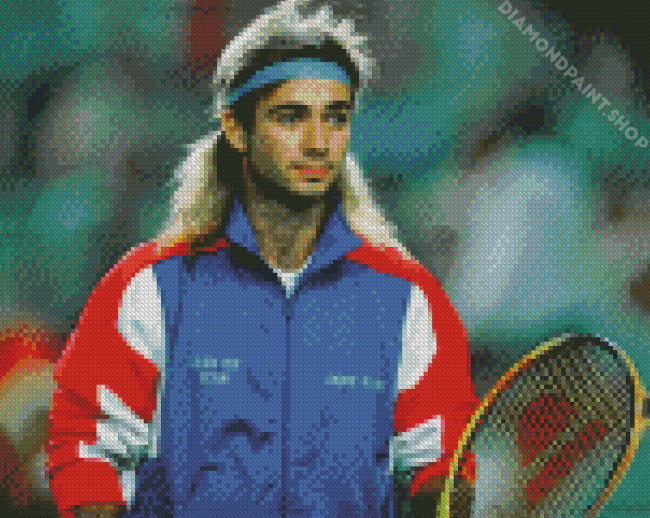 Aesthetic Andre Agassi Diamond Paintings