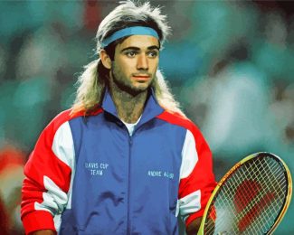 Aesthetic Andre Agassi Diamond Paintings