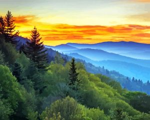 Artistic Appalachian Mountains Diamond Paintings