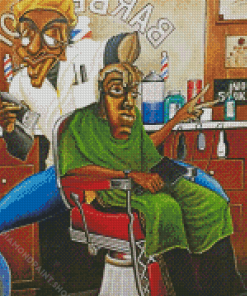 Barbershop Art Diamond Paintings