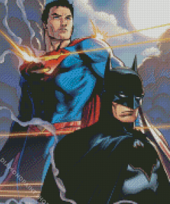 Batman And Superman Diamond Paintings