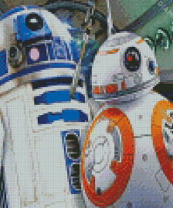 Bb8 And R2D2 Diamond Paintings