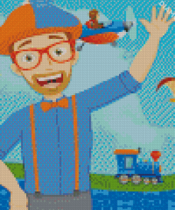 Blippi Poster Diamond By Paintings