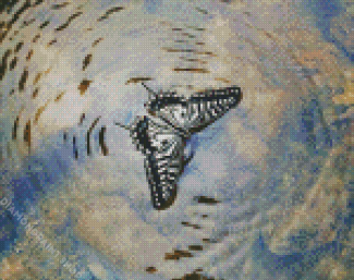 Butterfly In Water Diamond Paintings