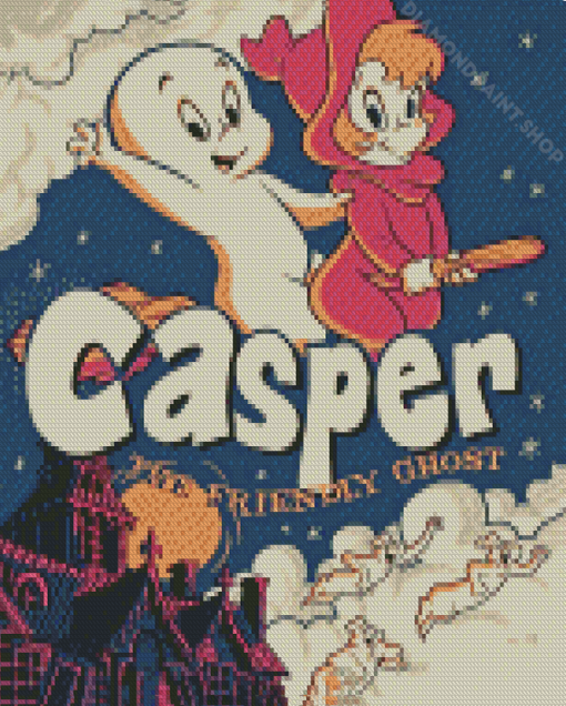 Casper The Friendly Ghost Diamond Paintings
