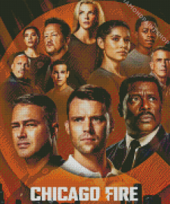 Chicago Fire Poster Diamond Paintings
