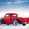 Classic Red Pick Up Diamond Paintings