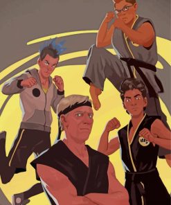 Cobra Kai Cartoon - Diamond Paintings