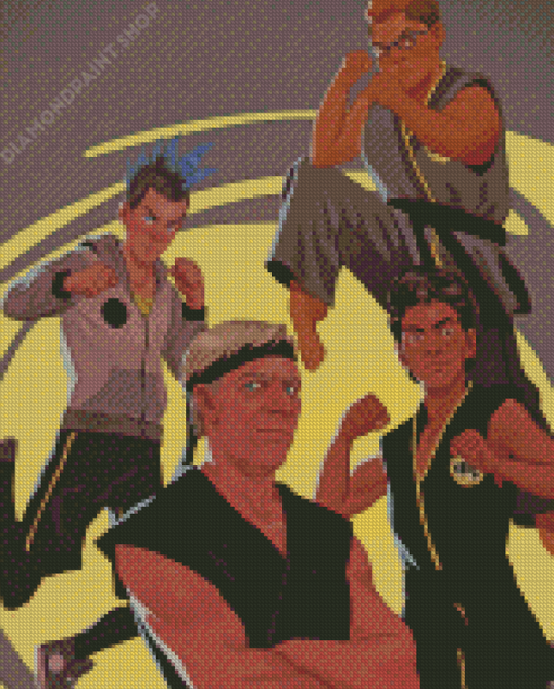 Cobra Kai Cartoon Diamond Paintings