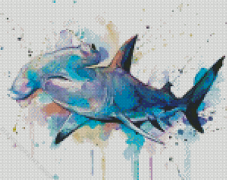 Artistic Hammehead Shark Diamond Paintings