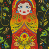 Colorful Matryshka Doll Diamond Paintings