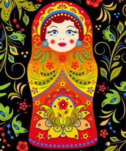 Colorful Matryshka Doll Diamond Paintings