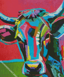 Colorful Abstract Cattle Diamond Paintings